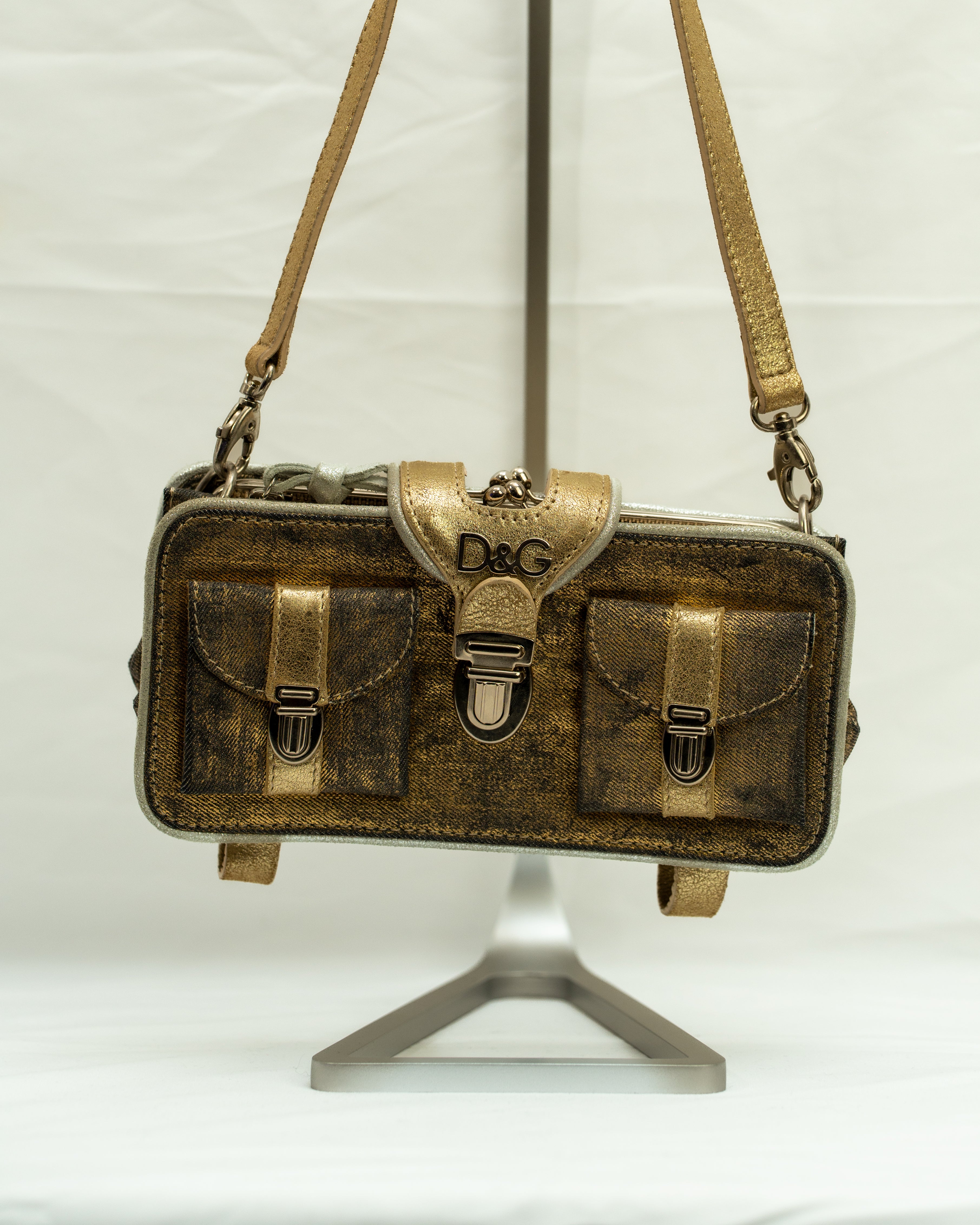 Y2K Dolce & Gabbana "Mini Pocket" or Baguette bag