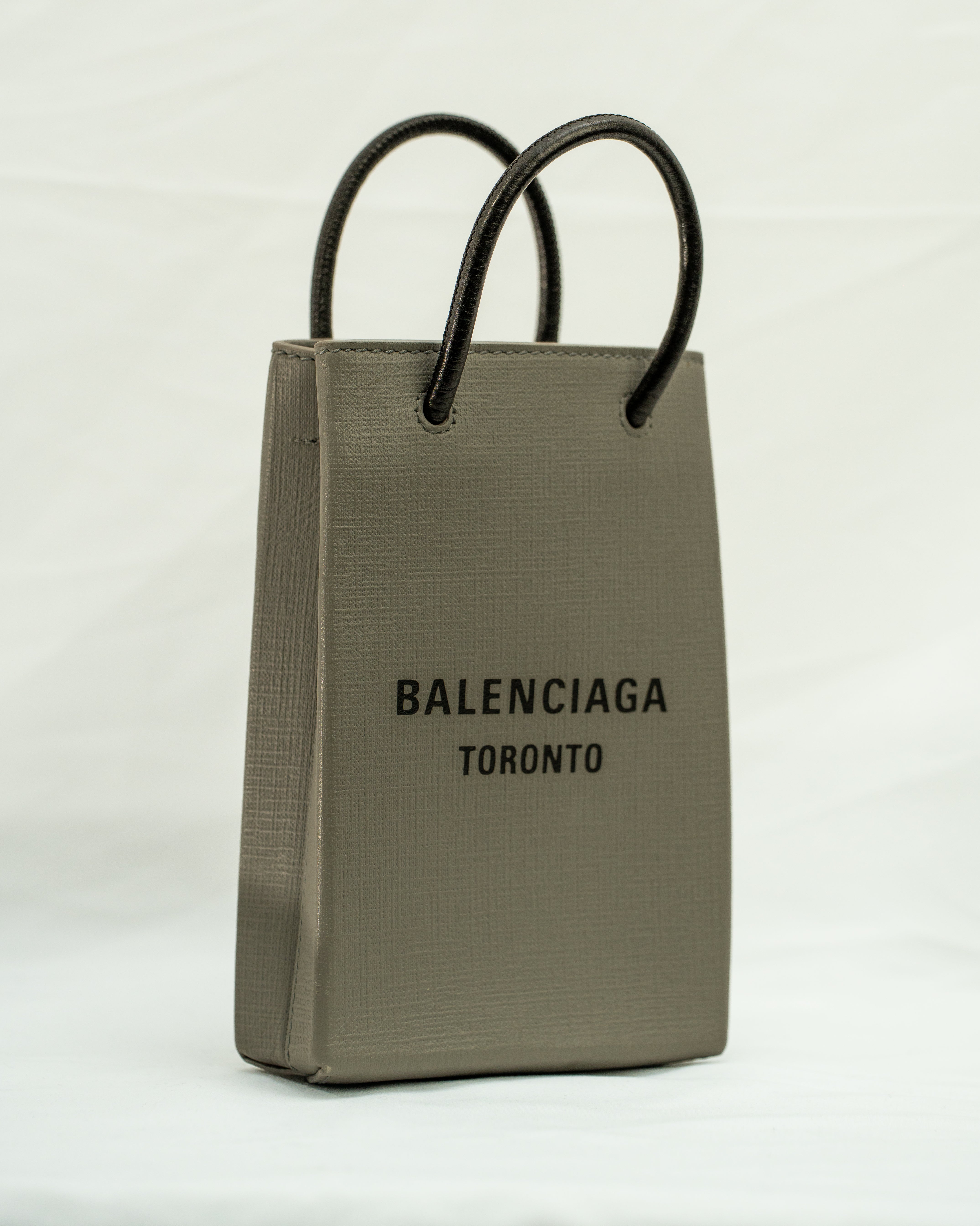 Balenciaga TORONTO Mini Shopping Phone Holder Bag – Patina Studio